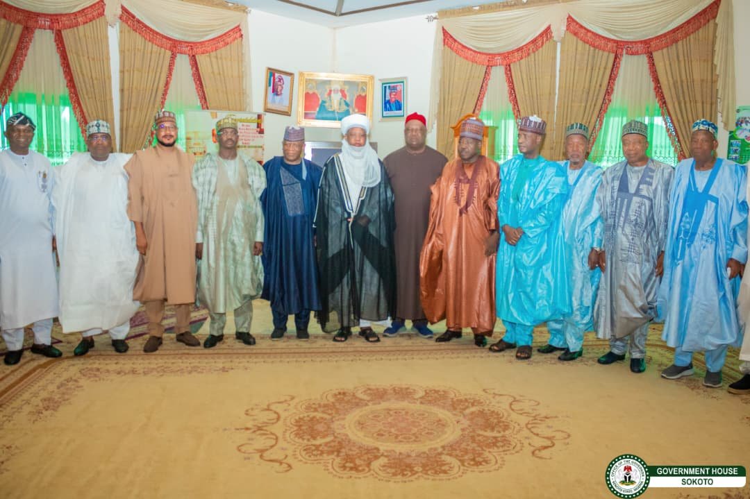 Senator Yari leads campaign council delegation to the Sultan of Sokoto